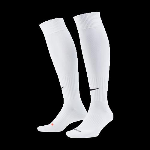 Lange Nike Academy-fodboldstrømper - hvid