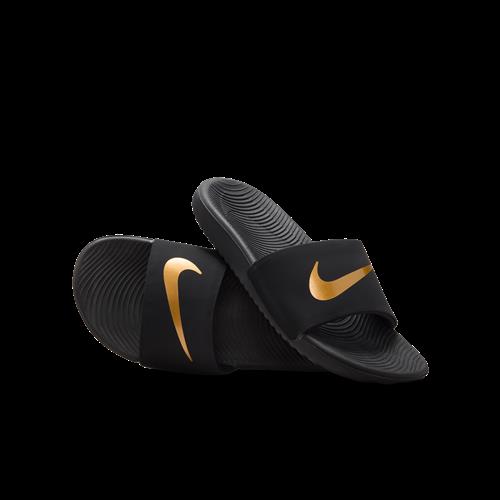 Nike Kawa-badesandal til små/store børn - sort