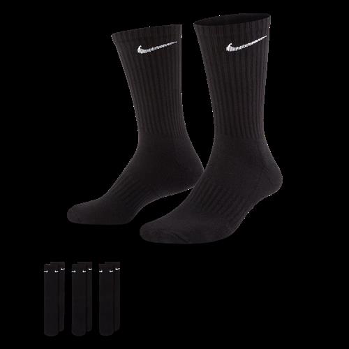 Nike Everyday Cushioned-crew-træningsstrømper (3 par) - sort