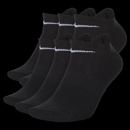 Nike Everyday Lightweight-No-Show-træningsstrømper (6 par) - sort