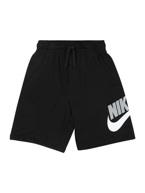 Nike Sportswear Bukser  grå / sort / hvid
