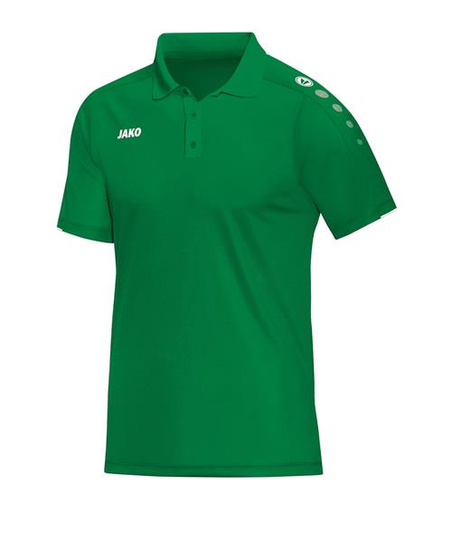 JAKO Funktionsbluse 'Classico'  grøn / hvid