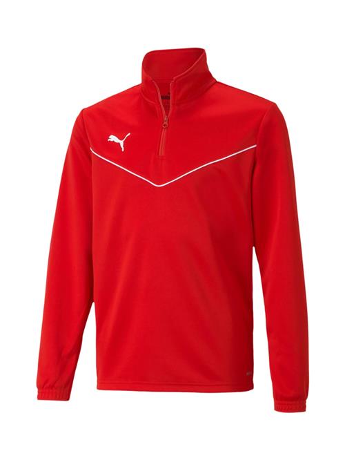PUMA Sportsweatshirt 'TeamRise'  rød / hvid