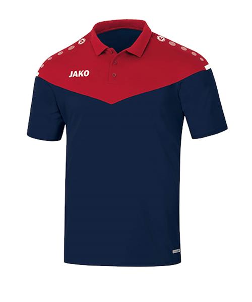 JAKO Funktionsbluse 'Champ'  marin / bordeaux / hvid