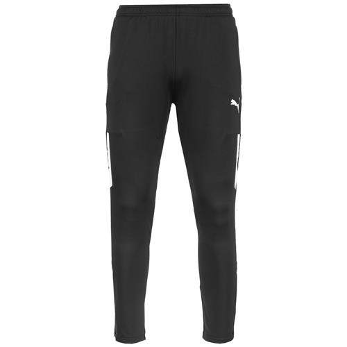 PUMA Sportsbukser 'TeamLiga'  sort / hvid