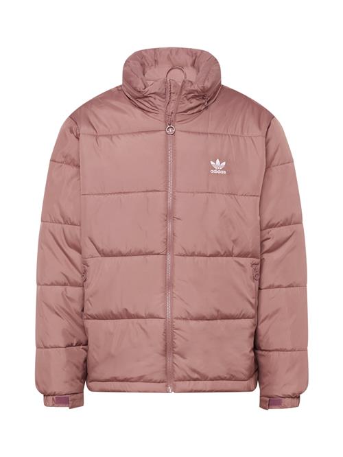 ADIDAS ORIGINALS Vinterjakke 'Essentials'  pitaya / hvid