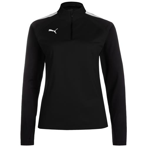 PUMA Sportsweatshirt 'TeamLiga'  sort / hvid