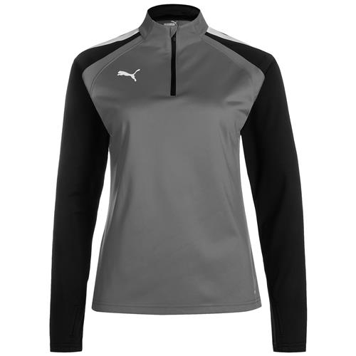 PUMA Sportsweatshirt 'TeamLiga'  grå / sort