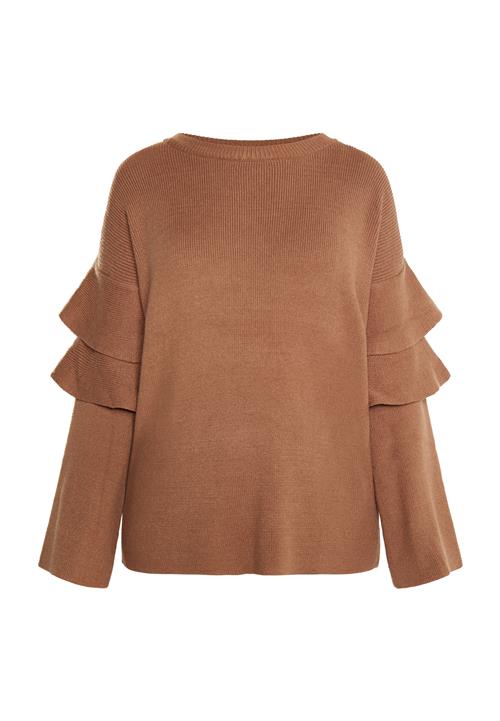 usha WHITE LABEL Pullover 'Pryam'  camel