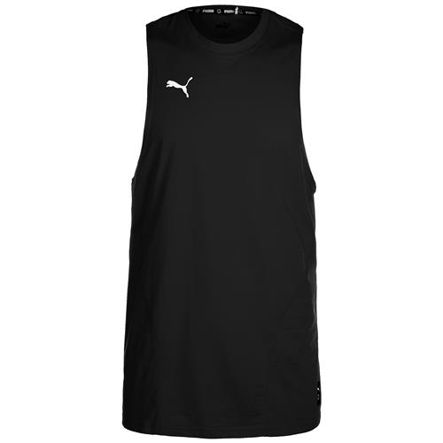 PUMA Funktionsskjorte 'Hoops Team'  sort / hvid