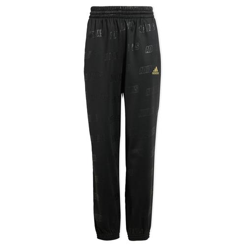 ADIDAS SPORTSWEAR Sportsbukser 'Brand Love Debossed'  gul / sort