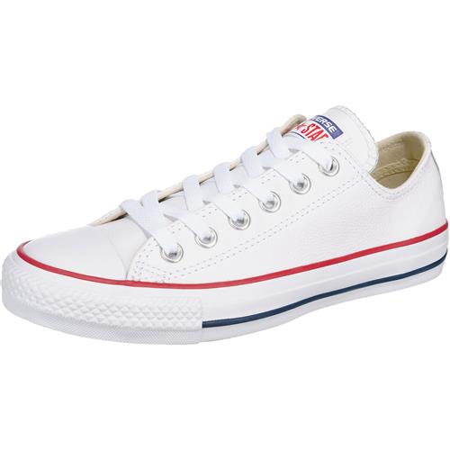 CONVERSE Sneaker low 'Chuck Taylor  All Star Leather'  blå / rød / hvid