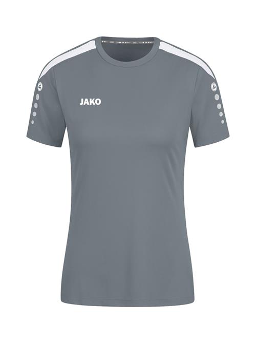JAKO Funktionsbluse 'Power KA'  grå / hvid