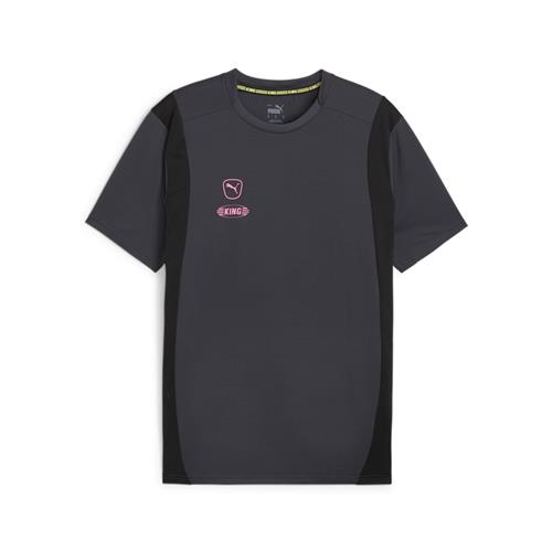 PUMA Funktionsskjorte 'King Pro'  antracit / pink / sort