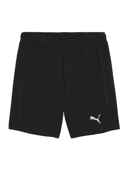 PUMA Sportsbukser 'TeamFinal'  lysegrå / sort