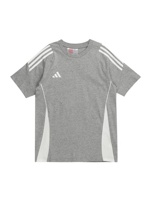 ADIDAS PERFORMANCE Funktionsskjorte 'TIRO24'  grå / hvid