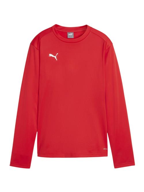 PUMA Sportsweatshirt 'TeamGoal'  rød / hvid
