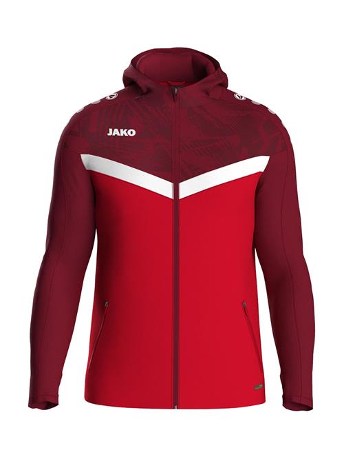 JAKO Sportsjakke  lys rød / mørkerød / hvid