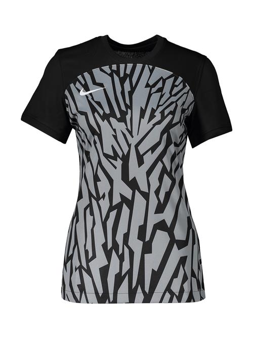 NIKE Funktionsbluse  lysegrå / sort / hvid