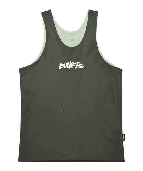 Bucketz Funktionsskjorte  oliven / mint / hvid