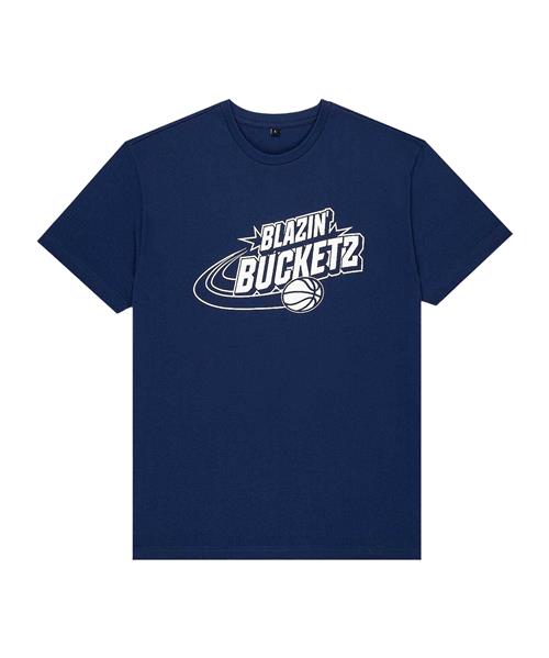 Bucketz Bluser & t-shirts  mørkeblå / hvid