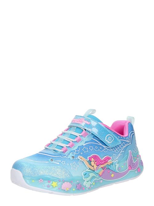 SKECHERS Sneakers 'MERMAID DREAMS'  azur / aqua / lys pink / hvid