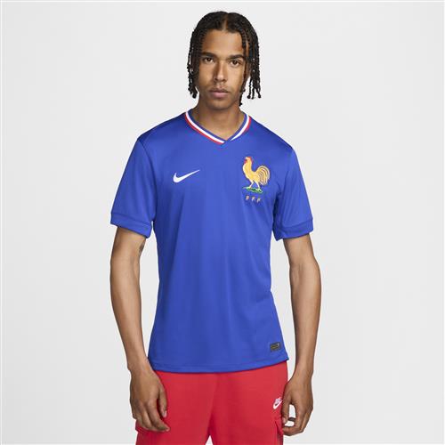 FFF 2024/25 Stadium Home Nike Dri-FIT Replica-fodboldtrøje til mænd (kvindehold) - blå