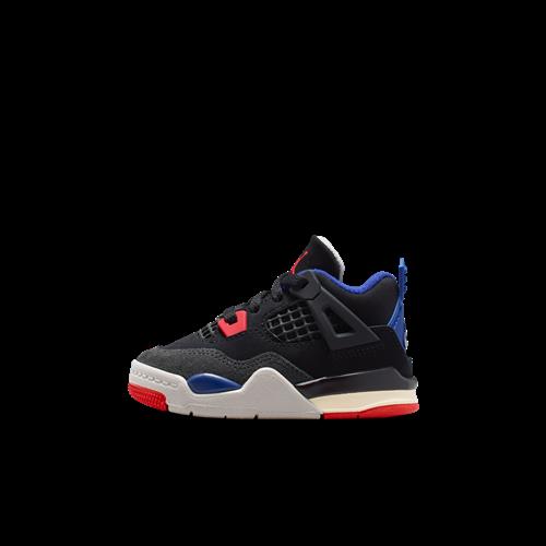 Jordan Retro 4 "Rare Air"-sko til babyer/småbørn - sort