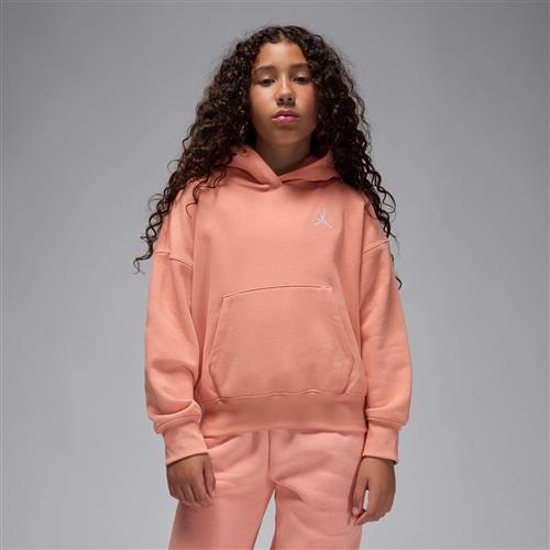 Jordan Brooklyn Fleece-hættetrøje til større børn - Orange
