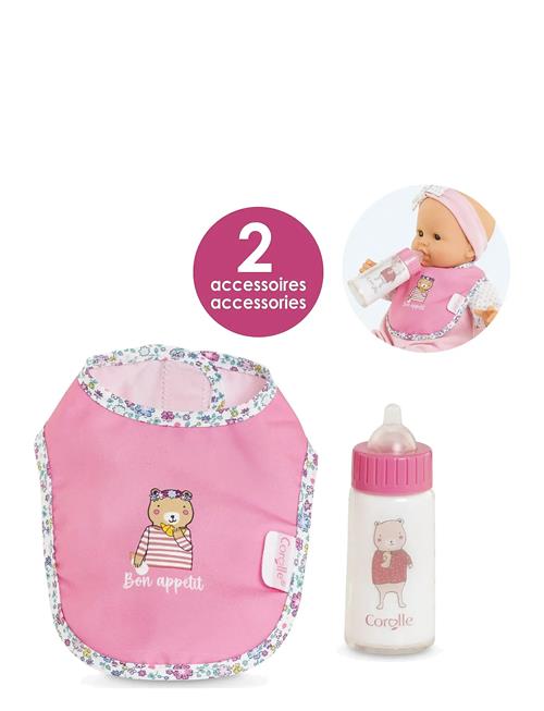 Corolle | Corolle Doll Accessories Bib + Baby Bottle | ONE SIZE
