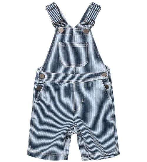 Wheat Kort Smækbuks - Lykke - Denim Stripe