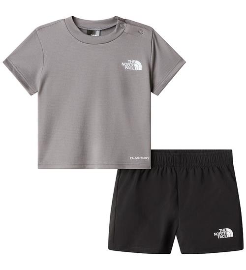The North Face Shortssæt - Baby - Smoked Pearl/TNF Black