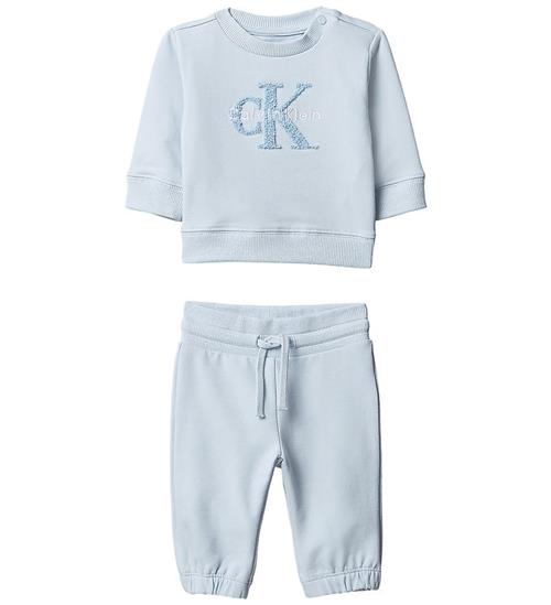 Calvin Klein Sweatsæt - Sweatshirt/Sweatpants - Breezy Blue