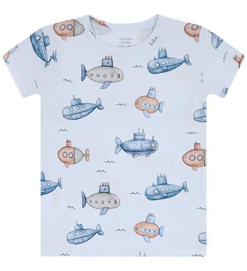 Hust and Claire T-shirt - HCAustin - Water