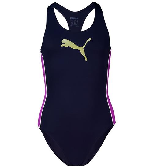 Puma Badedragt - Navy/Electric Orchid