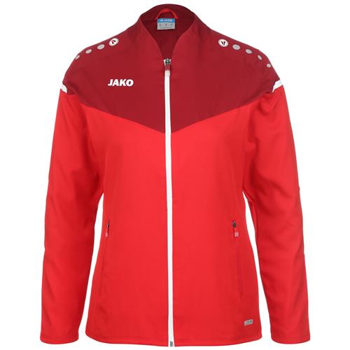 JAKO Sportsjakke  mørkerød / hvid