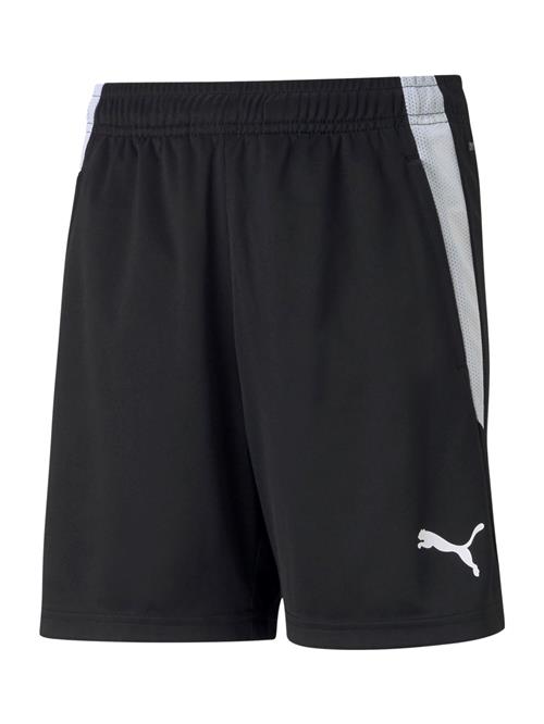 PUMA Sportsbukser 'TeamLiga'  sort / hvid