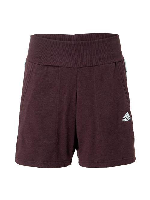 ADIDAS SPORTSWEAR Sportsbukser 'Tiro'  lyseblå / burgunder / hvid