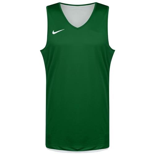 NIKE Funktionsskjorte  mørkegrøn / hvid