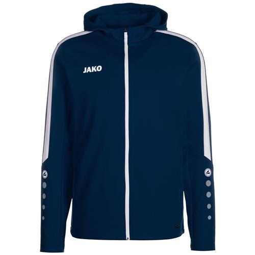 JAKO Sportsjakke 'Power'  navy / hvid
