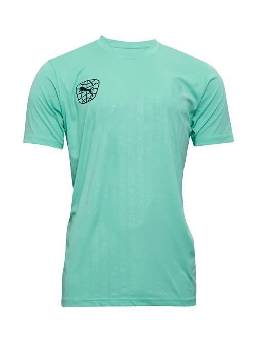 PUMA Funktionsskjorte  turkis / sort