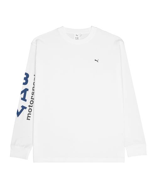 PUMA Sportsweatshirt  mørkeblå / hvid