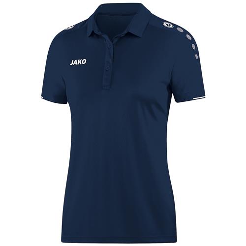 JAKO Funktionsbluse 'Classico'  navy / hvid