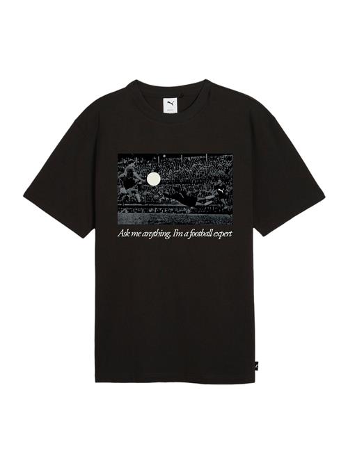 PUMA Funktionsskjorte  grå / sort / hvid