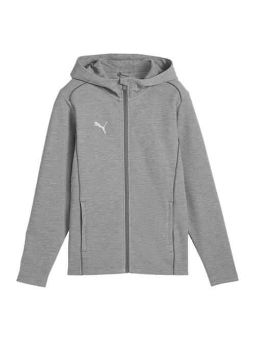 PUMA Sportssweatjakke  grå / hvid
