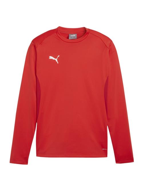 PUMA Sportsweatshirt 'teamGOAL'  rød / hvid