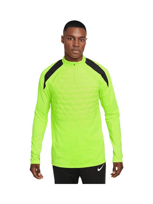 NIKE Sportsweatshirt  neongrøn / sort