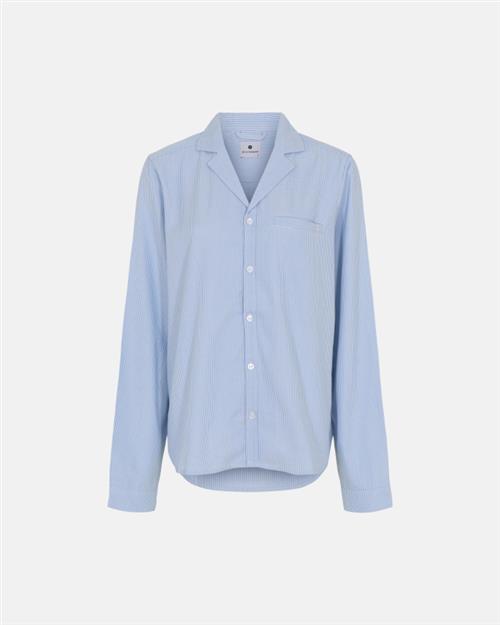 Pyjamasskjorte | Bambusviskose | Blåstribet
