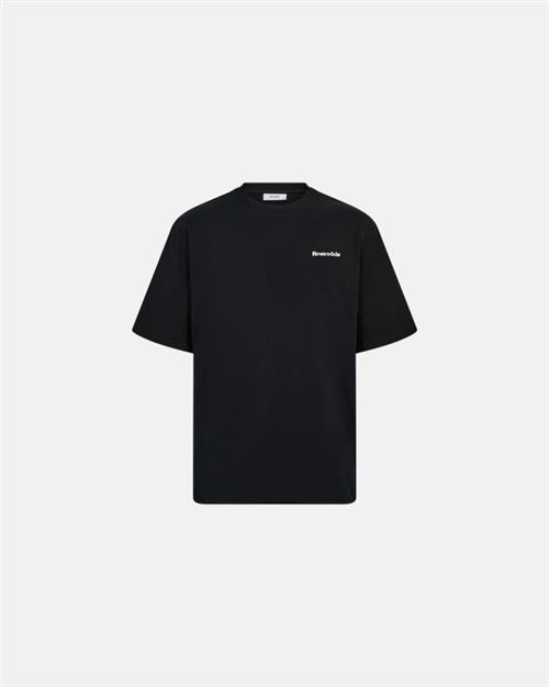 T-shirt m. print "tas" | 100 bomuld | Sort