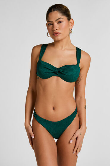 Hunkemöller Azua Highleg Bikinibukser Grøn